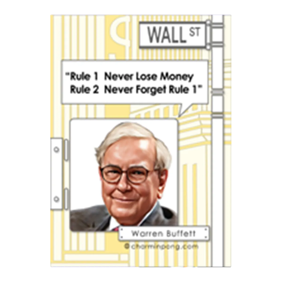 Wall sticker: Warren Buffett quote